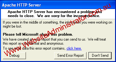 apache 2.2.16 server crash in PHP 5.3